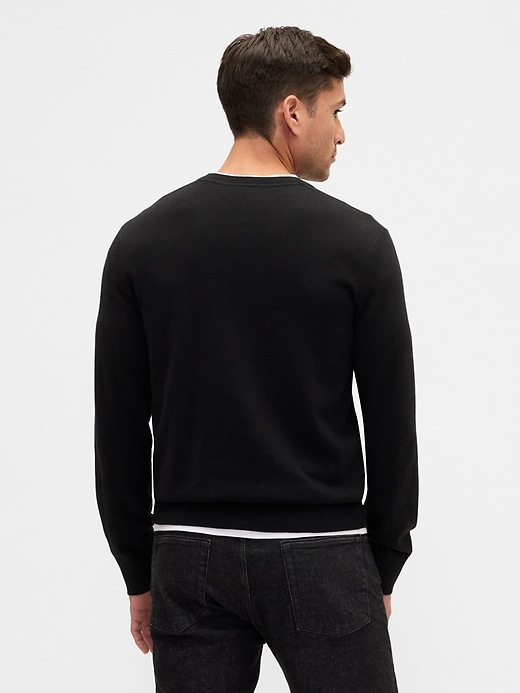 Image number 2 showing, Cotton V-Neck Sweater