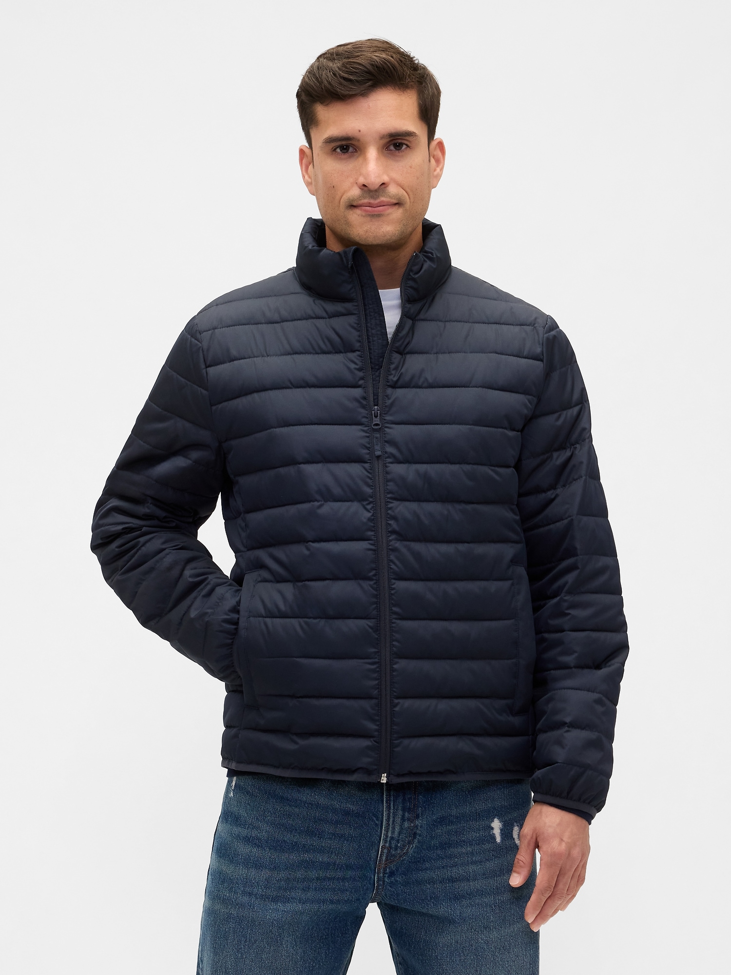 ColdControl 100% Recycled Relaxed Puffer Jacket - New Classic Navy