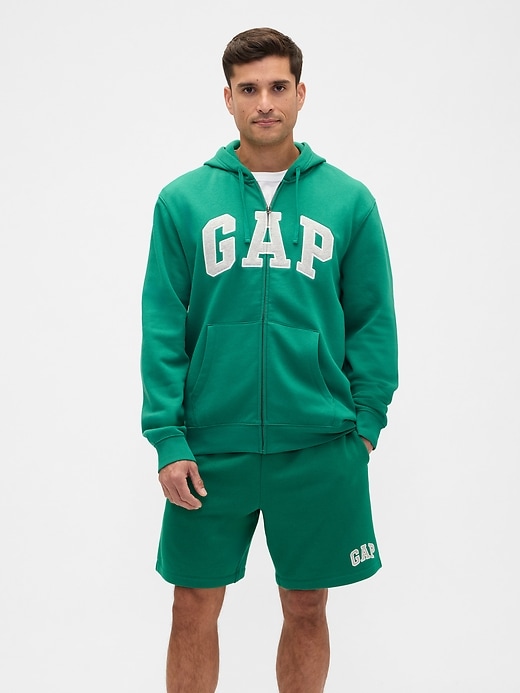 Image number 1 showing, Relaxed Gap Logo Zip Hoodie