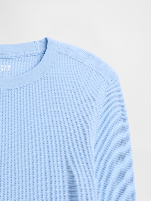 Image number 4 showing, Waffle-Knit Crewneck T-Shirt