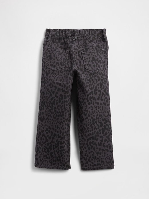 Image number 2 showing, babyGap Pull-On Leopard Wide-Leg Jeans