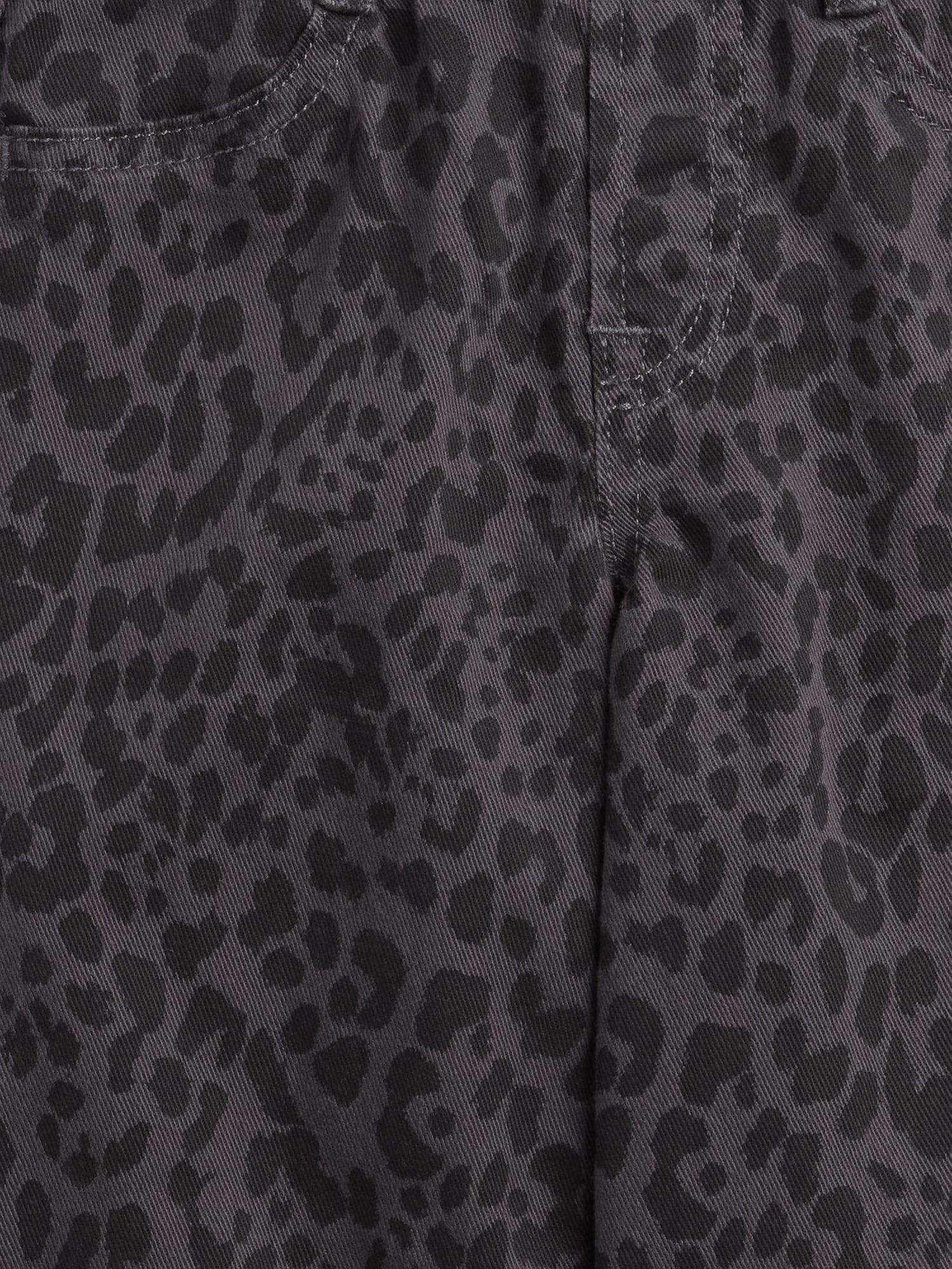 Gap Factory Babygap Pull-on Leopard Wide-leg Jeans In Multi