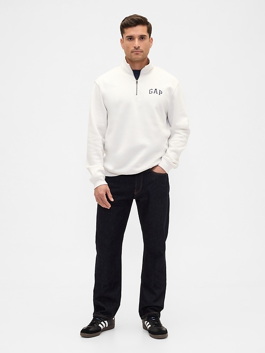 Image number 3 showing, Relaxed Gap Logo Quarter-Zip Sweatshirt