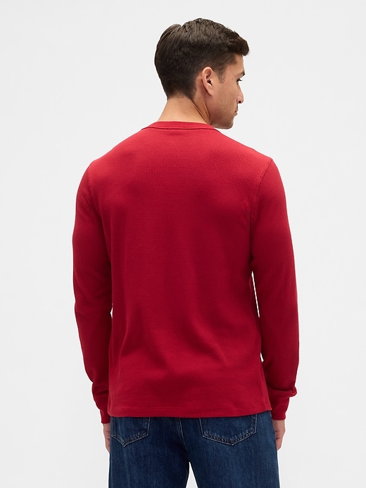 Image number 2 showing, Waffle-Knit Crewneck T-Shirt