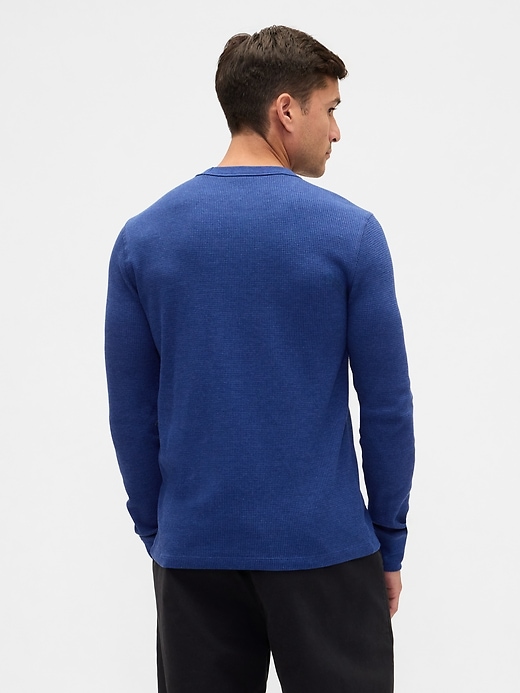 Image number 2 showing, Waffle-Knit Crewneck T-Shirt
