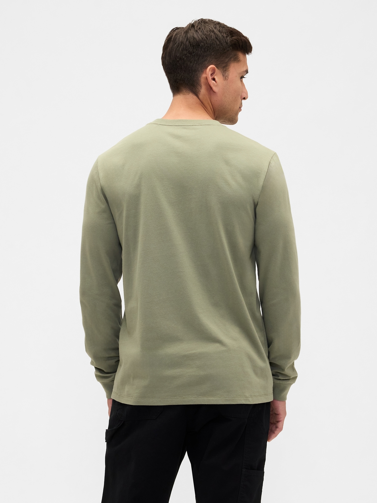 Gap Factory Everyday Soft Crewneck T-shirt In Green