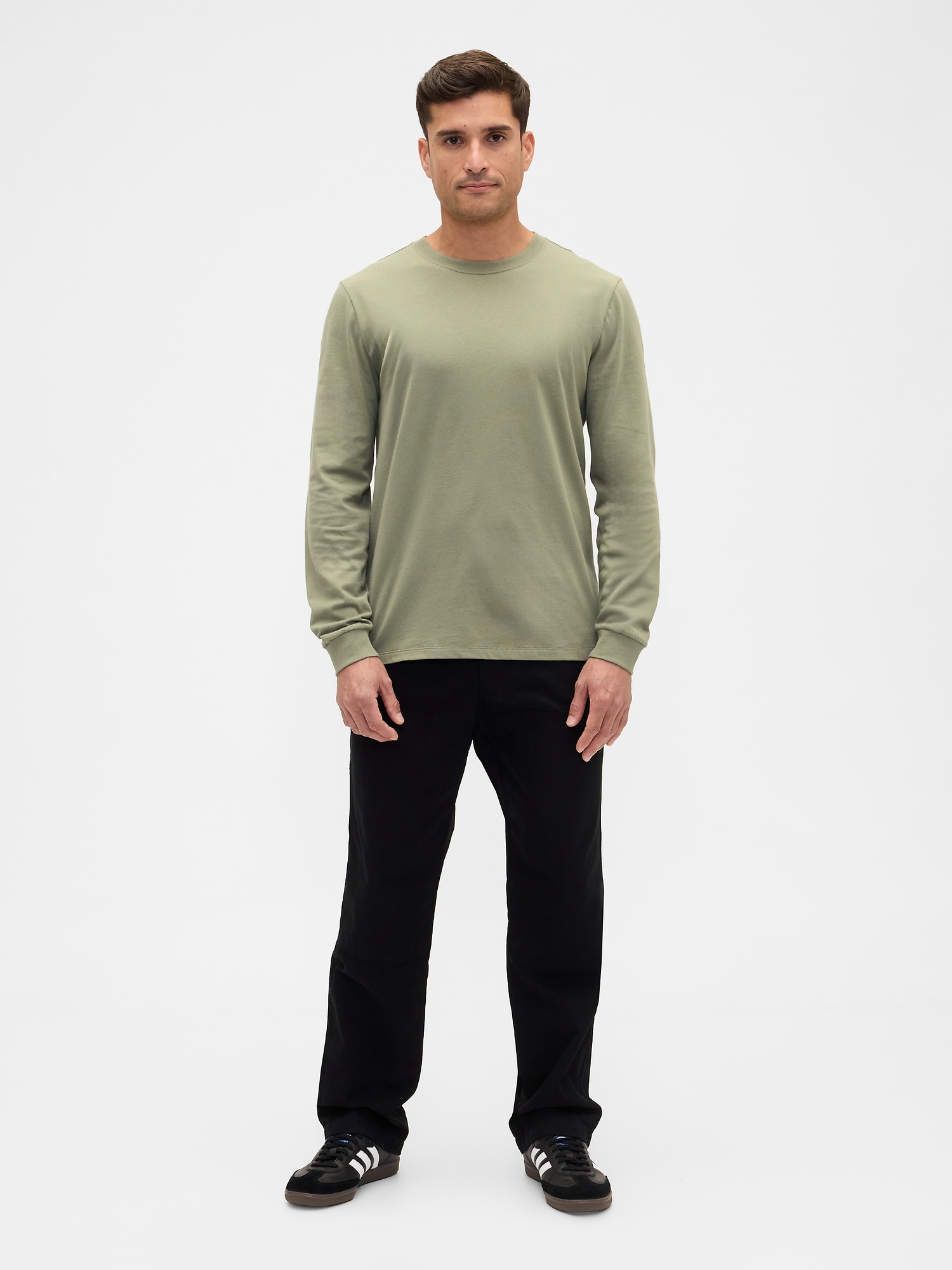 Gap Factory Everyday Soft Crewneck T-shirt In Green
