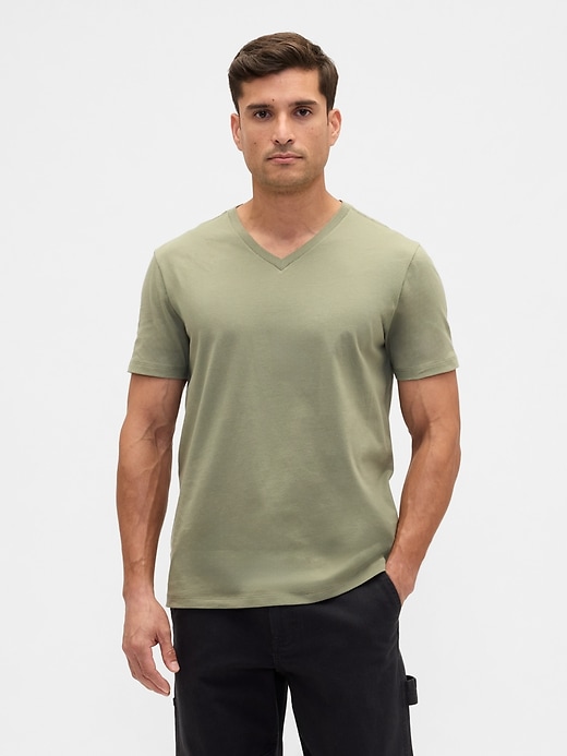 Image number 1 showing, Everyday Soft V-Neck T-Shirt