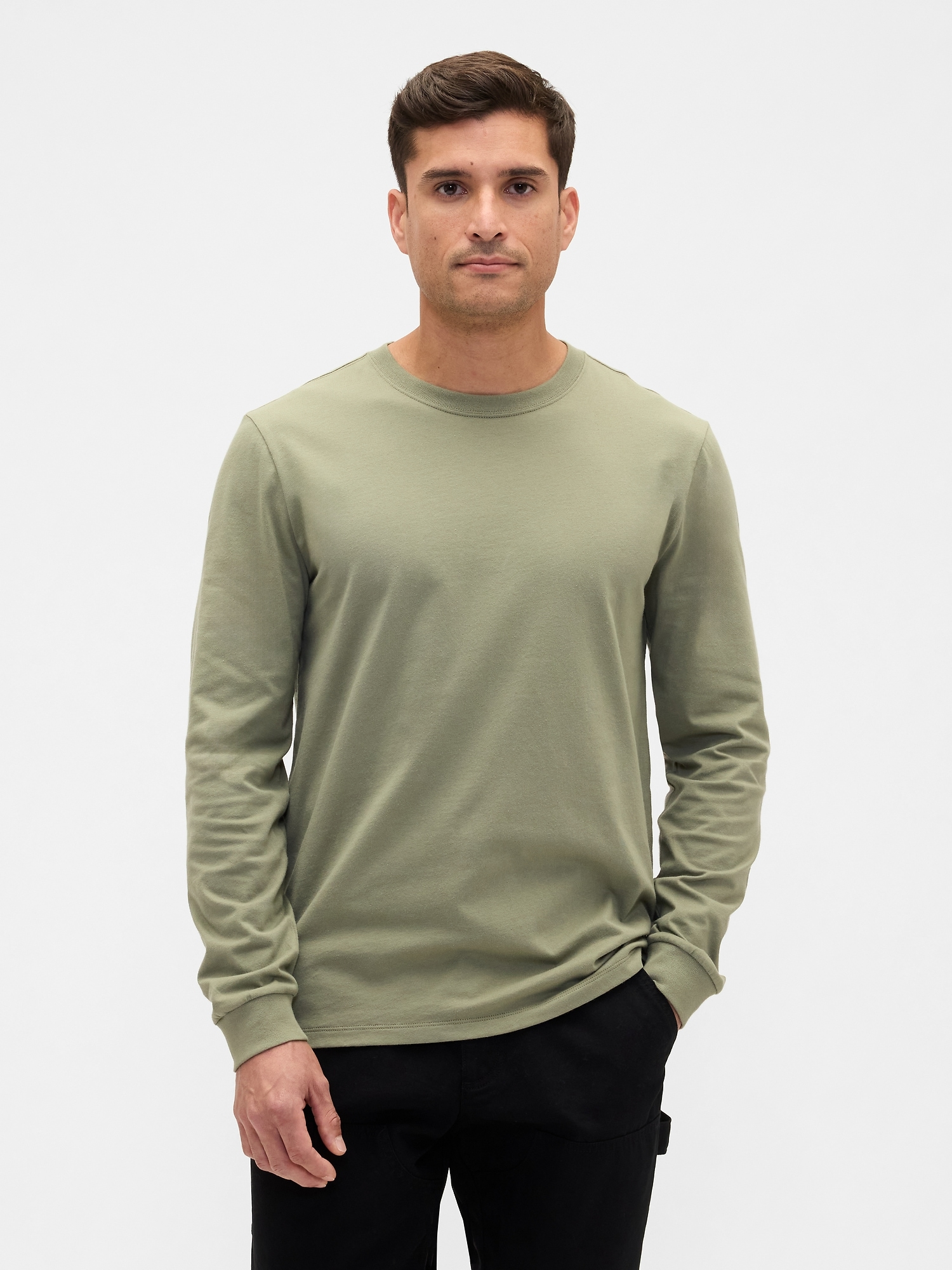 Gap Factory Everyday Soft Crewneck T-shirt In Green