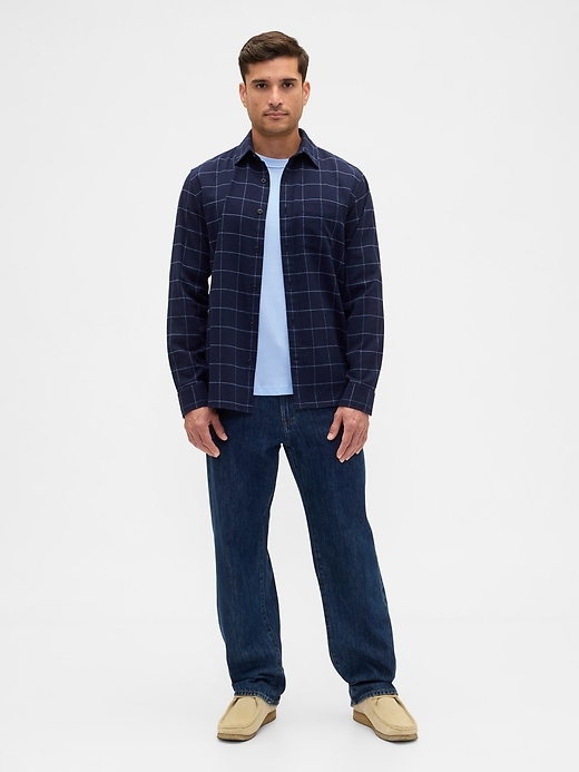 Image number 3 showing, Waffle-Knit Crewneck T-Shirt