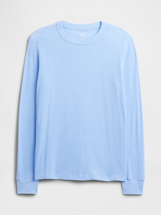 Image number 5 showing, Waffle-Knit Crewneck T-Shirt