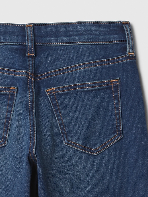 Image number 4 showing, Kids High Rise Wide-Leg Ankle Sweatpant Jeans