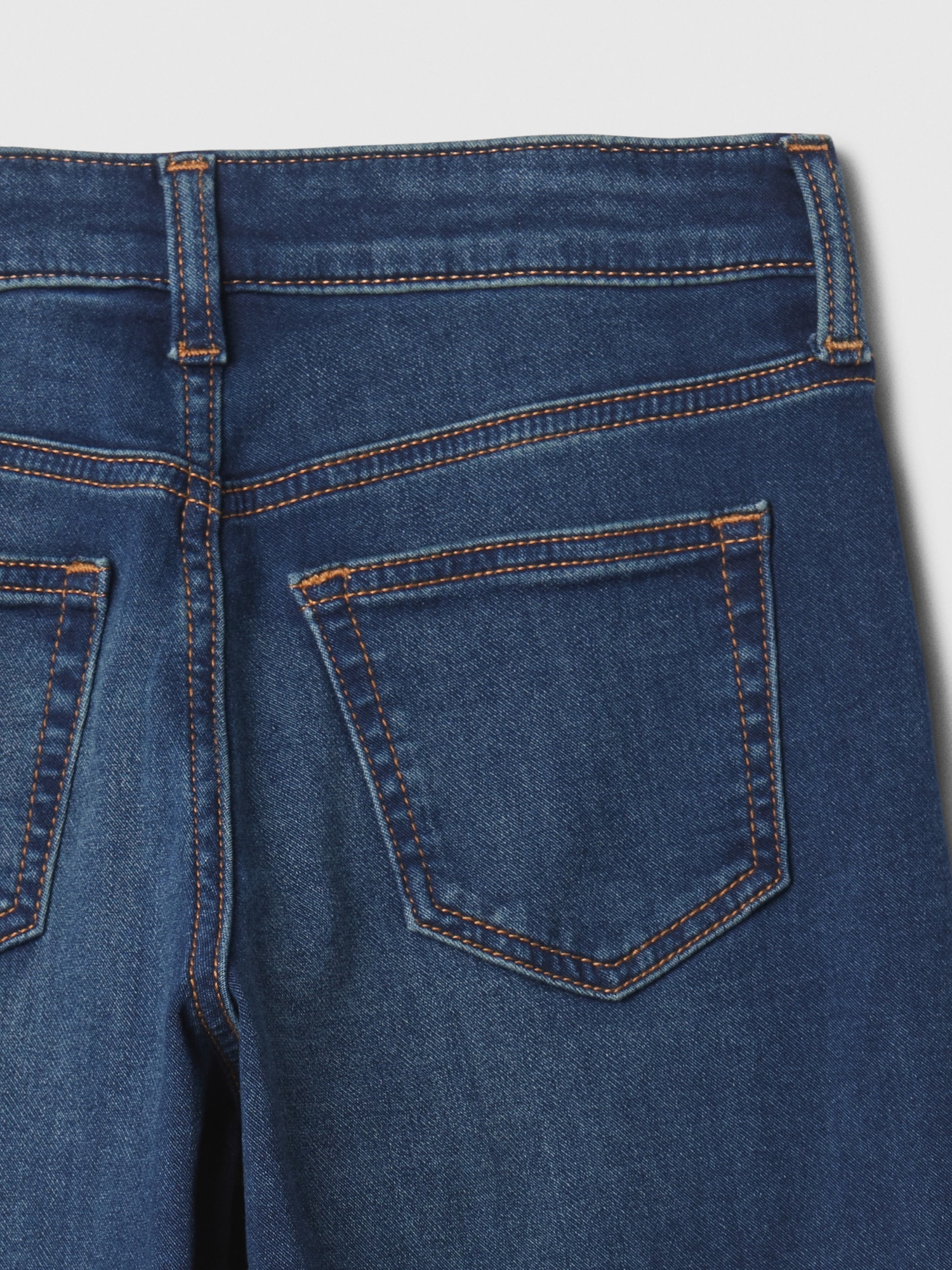 Gap Factory Kids High Rise Wide-leg Ankle Sweatpant Jeans In Blue