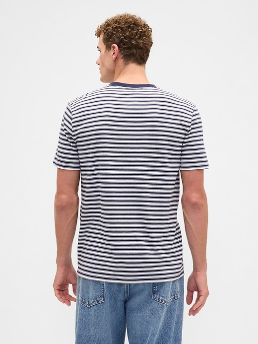 Image number 2 showing, Everyday Soft Stripe Crewneck T-Shirt