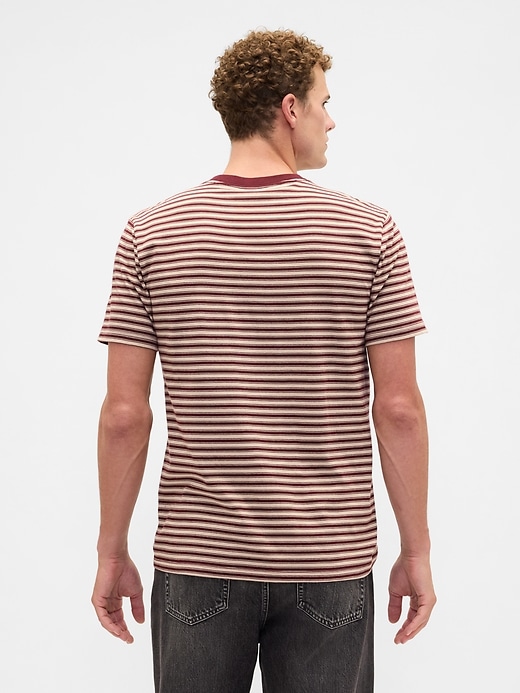 Image number 2 showing, Everyday Soft Stripe Crewneck T-Shirt