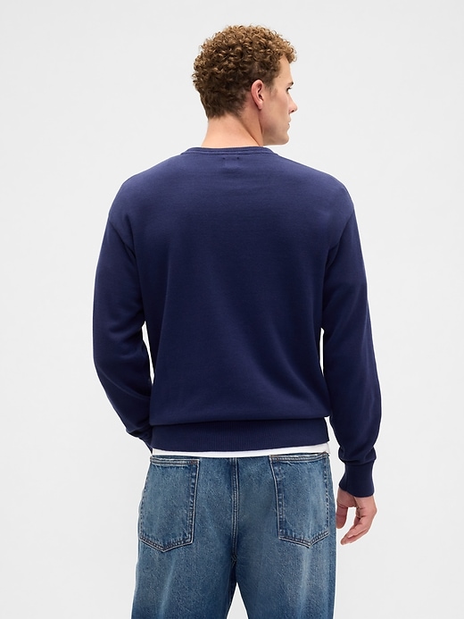 Image number 2 showing, Relaxed Gap Logo Intarsia Sweater