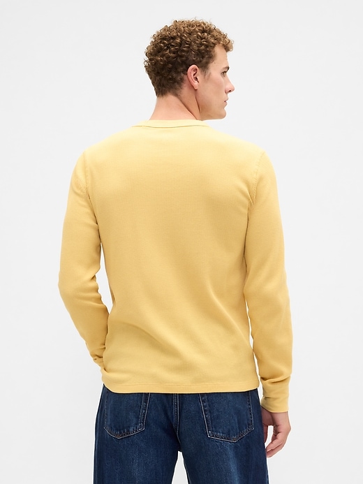 Image number 2 showing, Waffle-Knit Crewneck T-Shirt