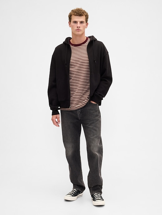 Image number 3 showing, Everyday Soft Stripe Crewneck T-Shirt