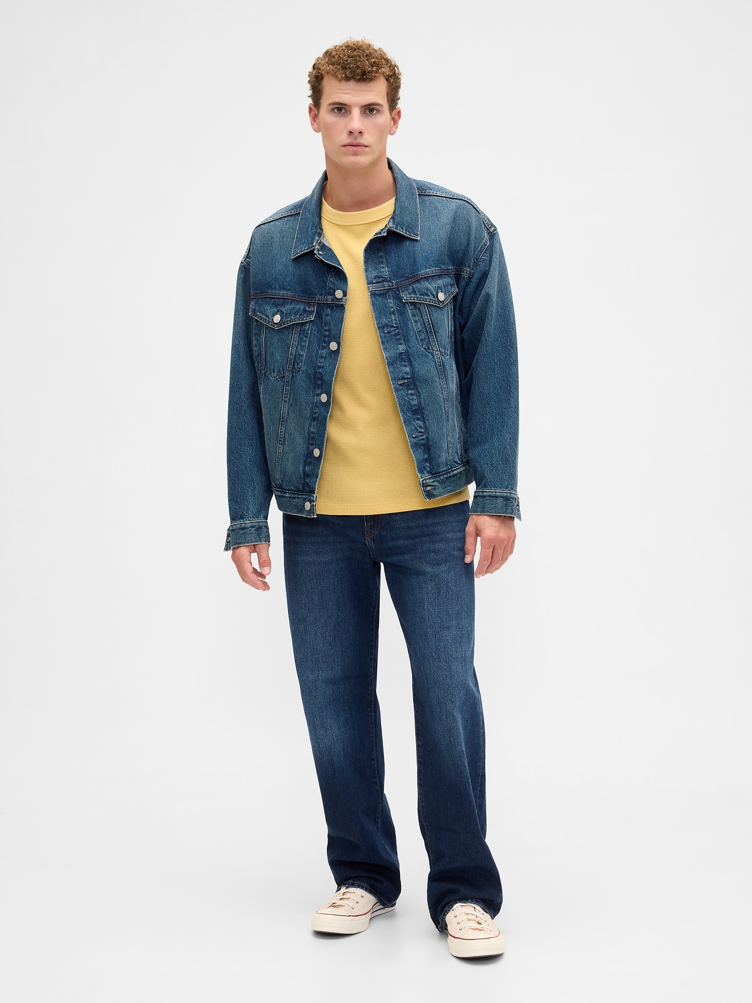 Gap Factory Waffle-knit Crewneck T-shirt In Neutral