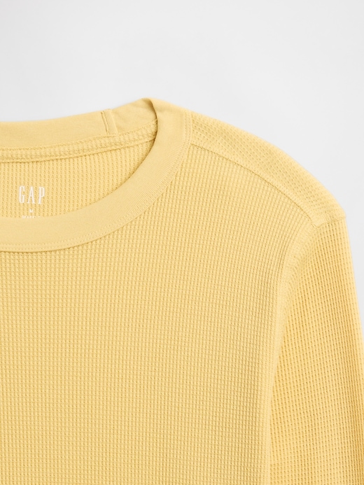 Image number 4 showing, Waffle-Knit Crewneck T-Shirt