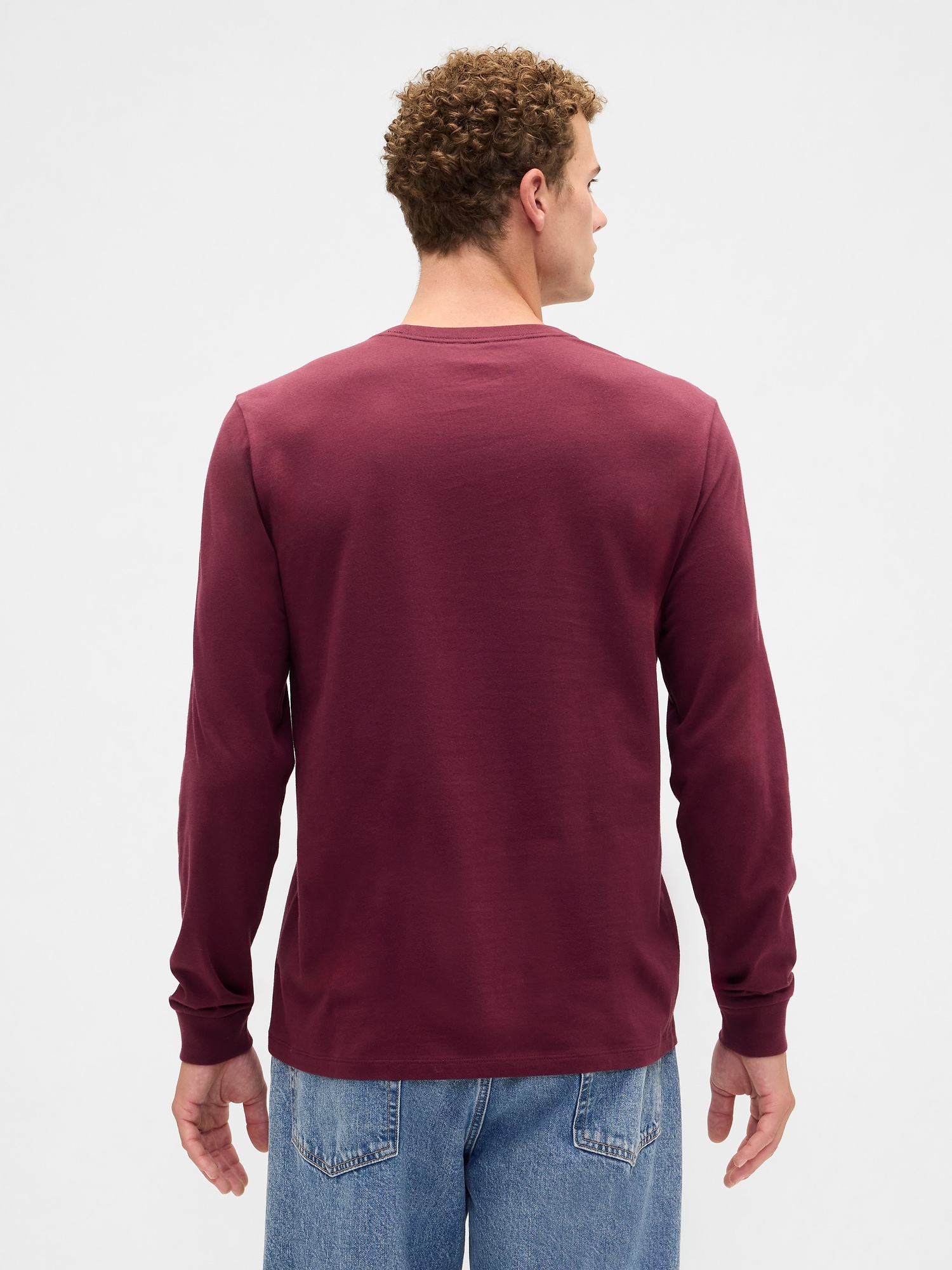 Gap Factory Everyday Soft Crewneck T-shirt In Red