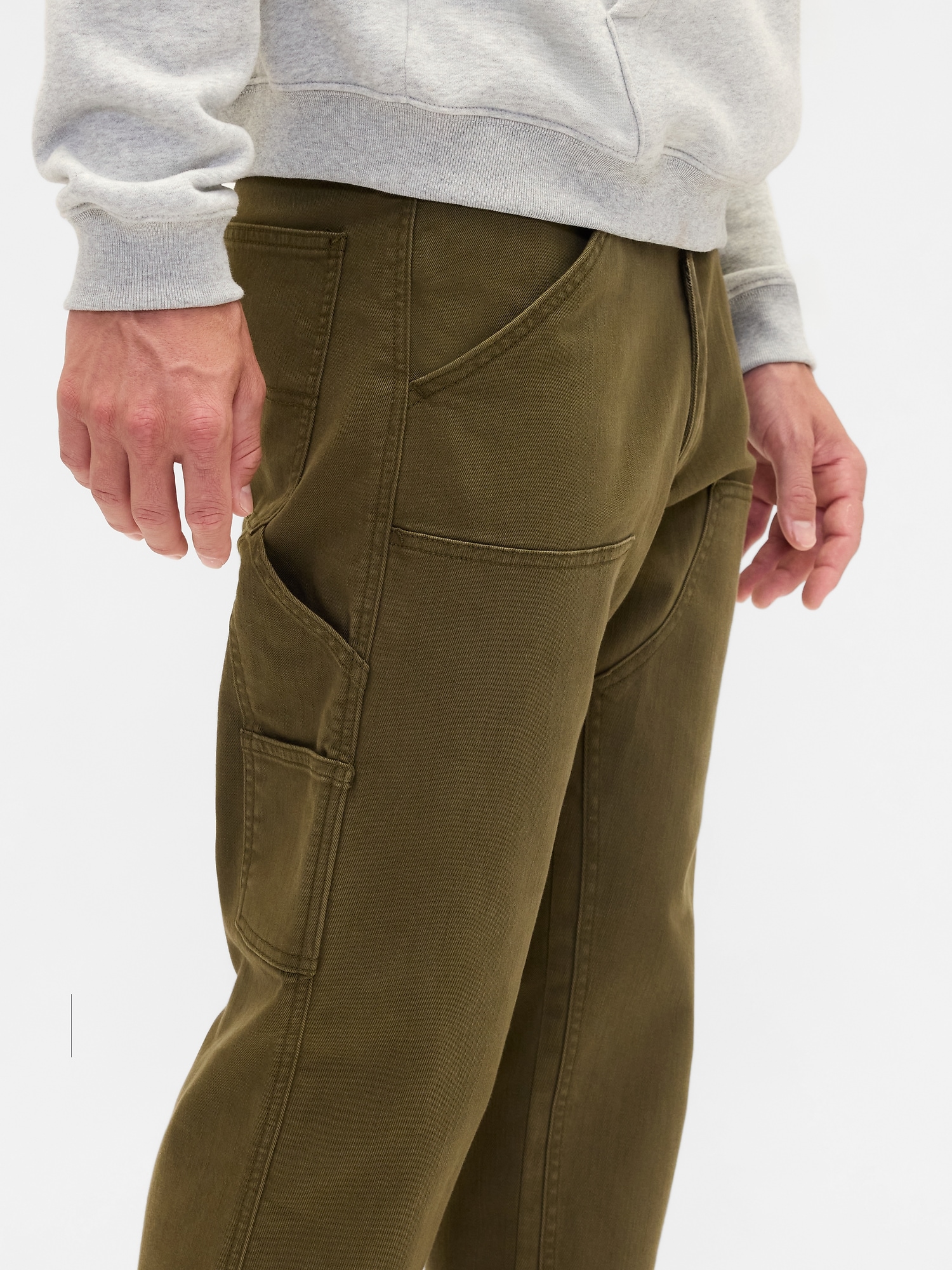 Gap Factory Straight Carpenter Jeans In Green