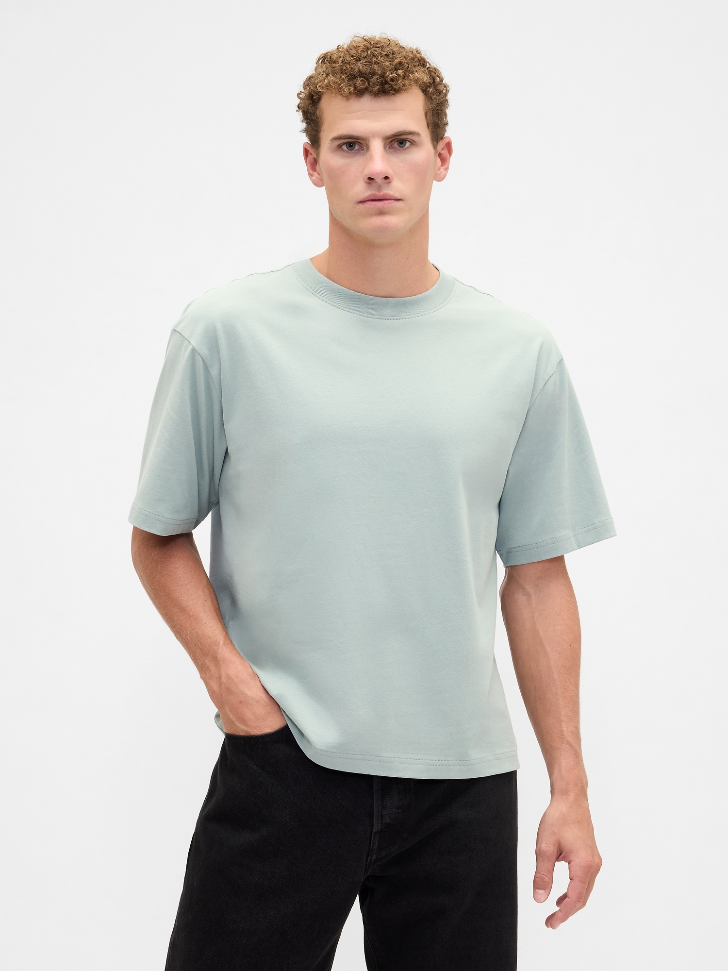 Vintage Soft Boxy T-Shirt - Iceberg Green