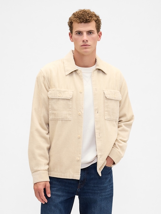 Image number 1 showing, Relaxed Corduroy Overshirt