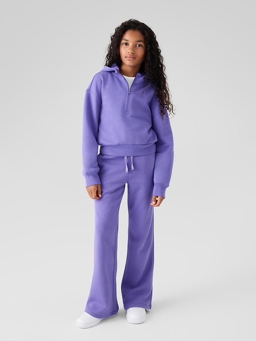 Image number 4 showing, Kids Relaxed Wide-Leg Sweatpants
