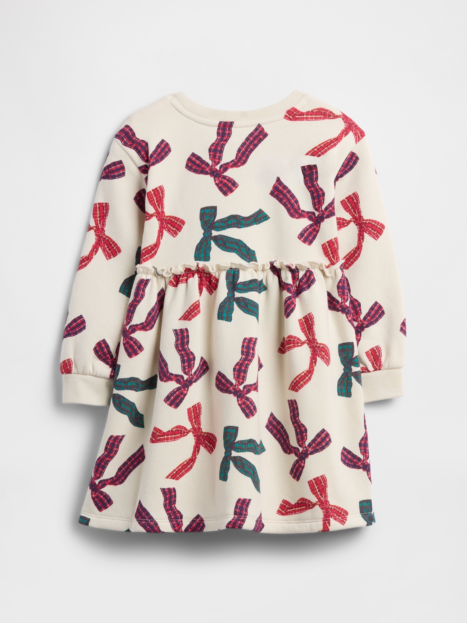 Gap Factory Babygap Print Sweatshirt Dress In Neutral