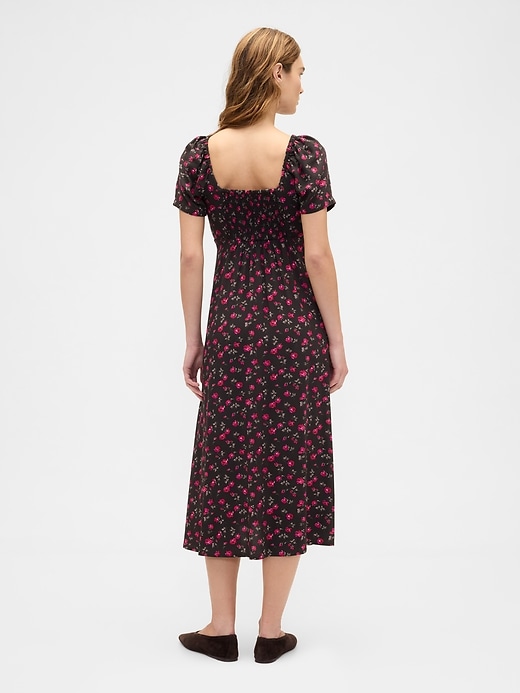 Image number 2 showing, Puff Sleeve Midi Dress