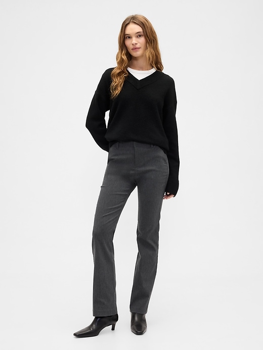 Image number 1 showing, Baby Boot Pants in Bi-Stretch