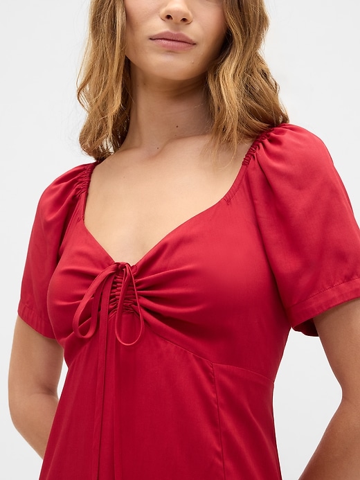 Image number 3 showing, Puff Sleeve Midi Dress