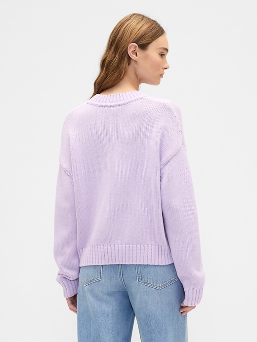 Image number 2 showing, Oversized V-Neck Sweater