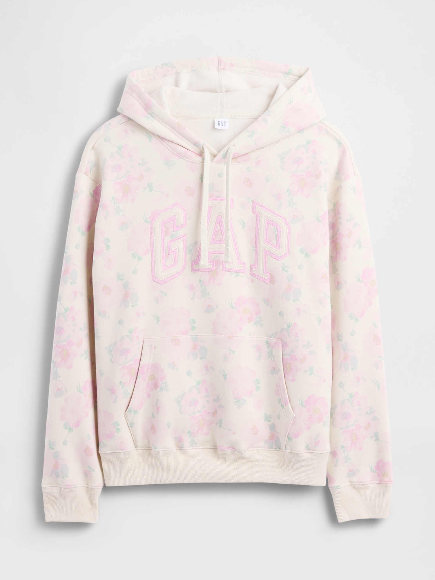Gap Factory Relaxed Gap Logo Hoodie In Pink