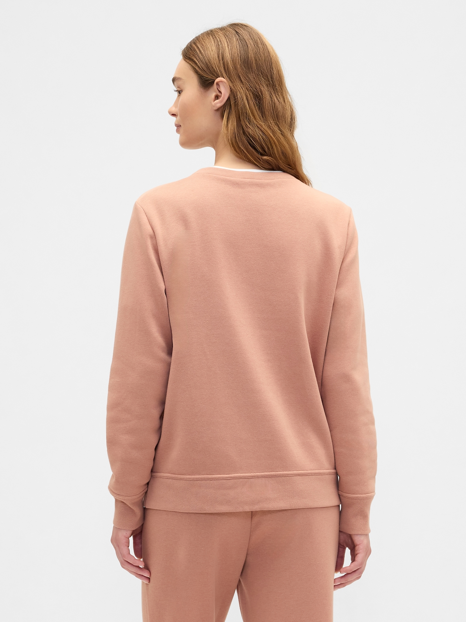 Gap Factory Relaxed Gap Logo Sweatshirt In Brown