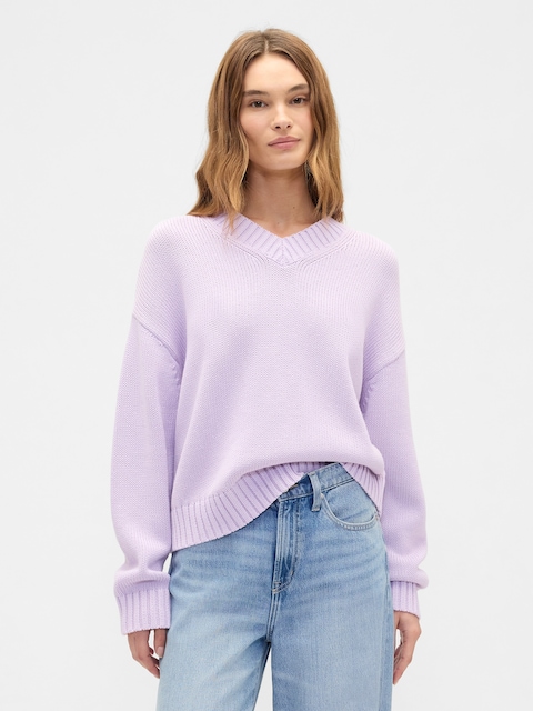 Oversized V-Neck Sweater