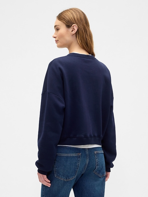 Image number 2 showing, Oversized Holiday Graphic Sweatshirt