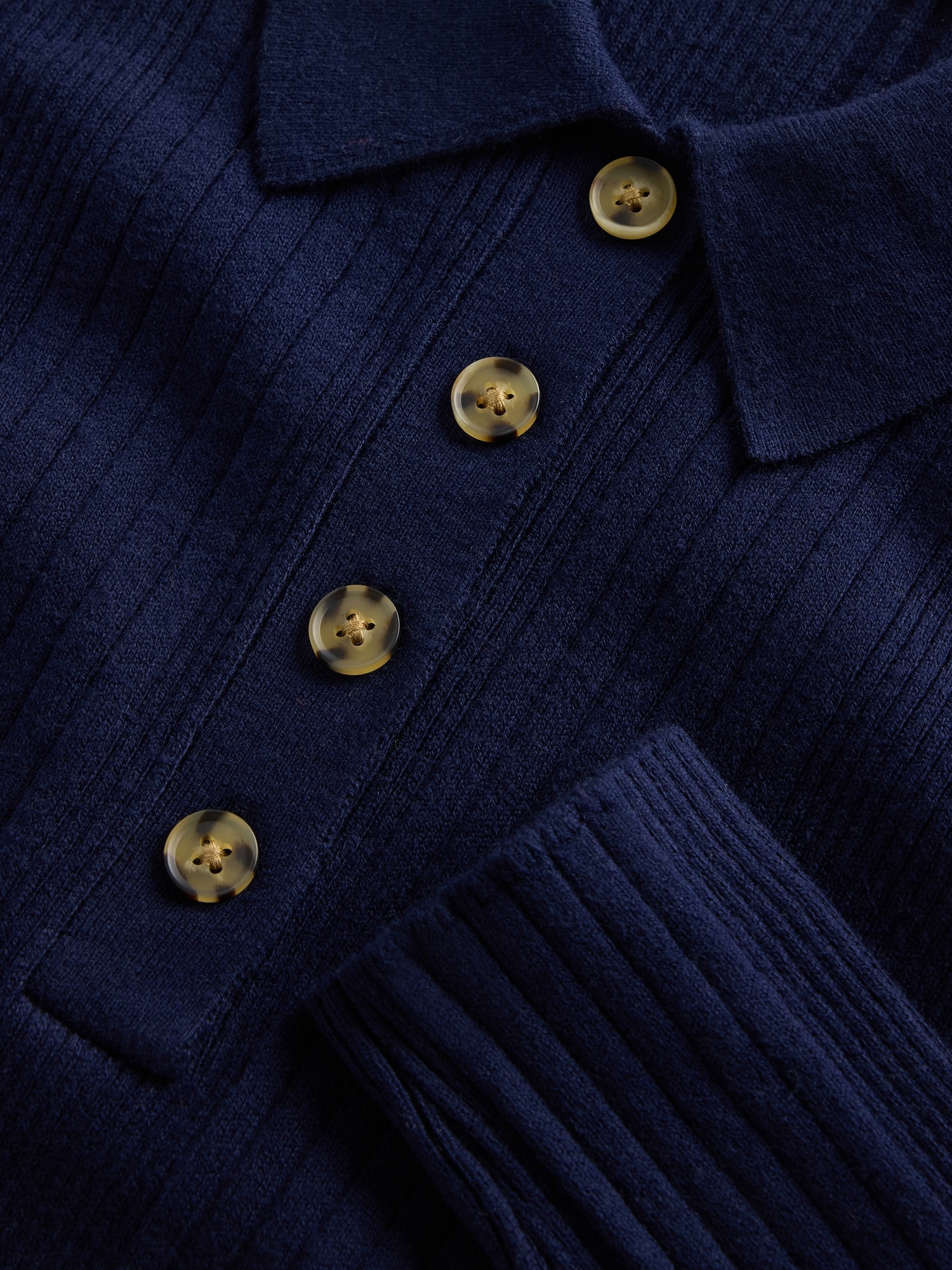 Gap Factory Ribbed Polo Shirt T-shirt In Blue