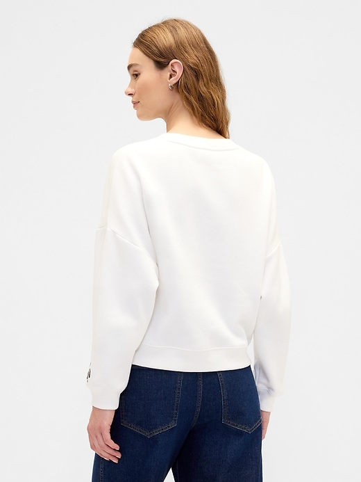 Image number 2 showing, Gap × Disney Oversized Wedge Crewneck Sweatshirt