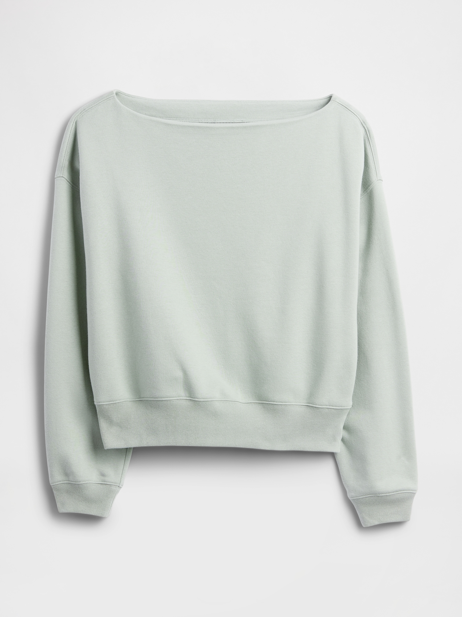 Gap Factory Oversized Boatneck Sweatshirt In Neutral