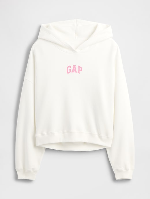Image number 5 showing, Relaxed Gap Mini-Logo Cropped Hoodie