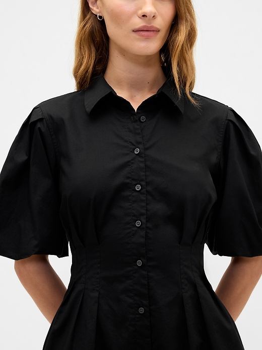 Image number 3 showing, Mini Bubble Shirtdress