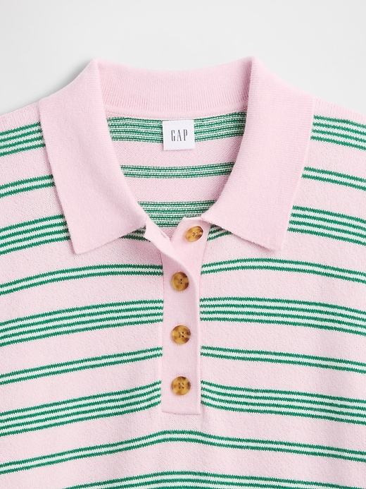 Image number 4 showing, CashSoft Relaxed Sweater Polo Shirt