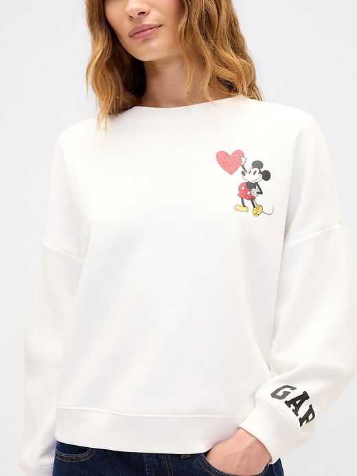 Image number 4 showing, Gap × Disney Oversized Wedge Crewneck Sweatshirt