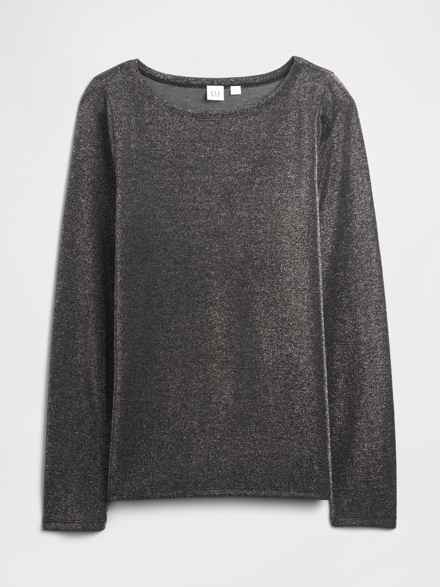 Gap Factory Boatneck Top In Gray
