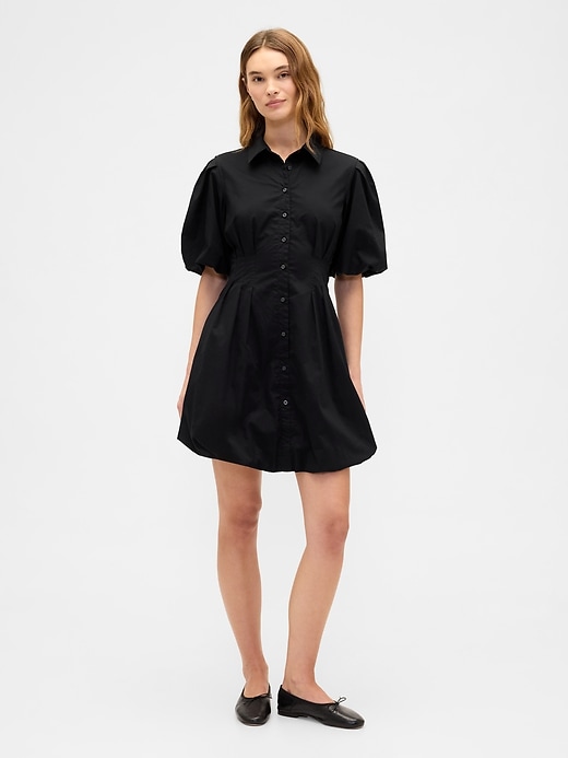 Image number 1 showing, Mini Bubble Shirtdress