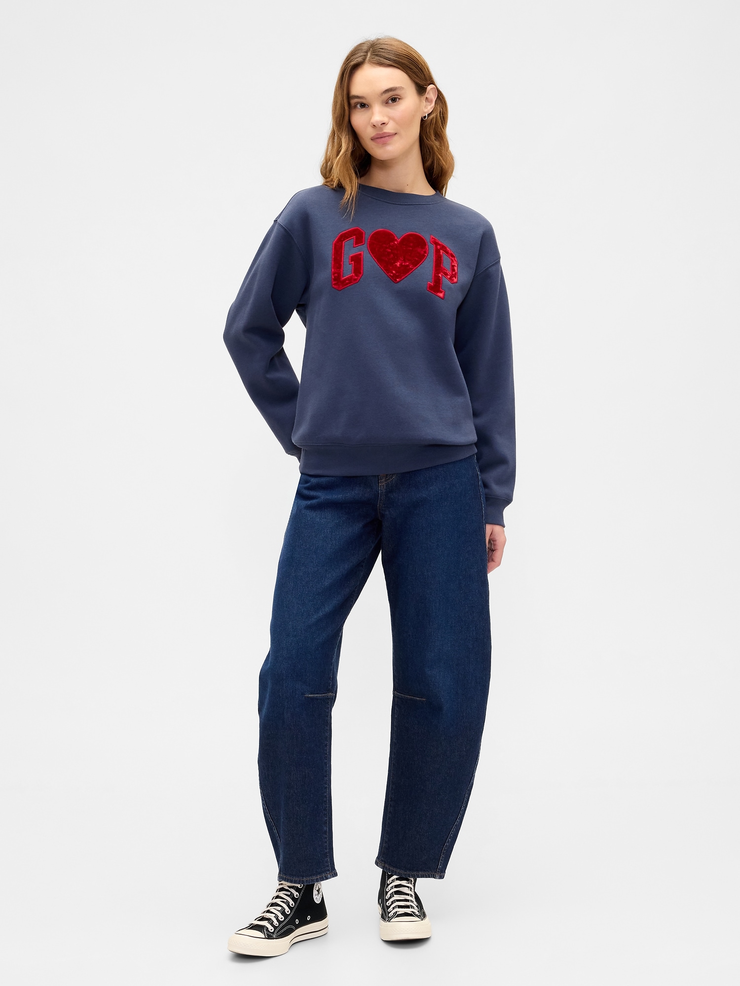 Gap Factory Gap Logo Sweatshirt In Blue
