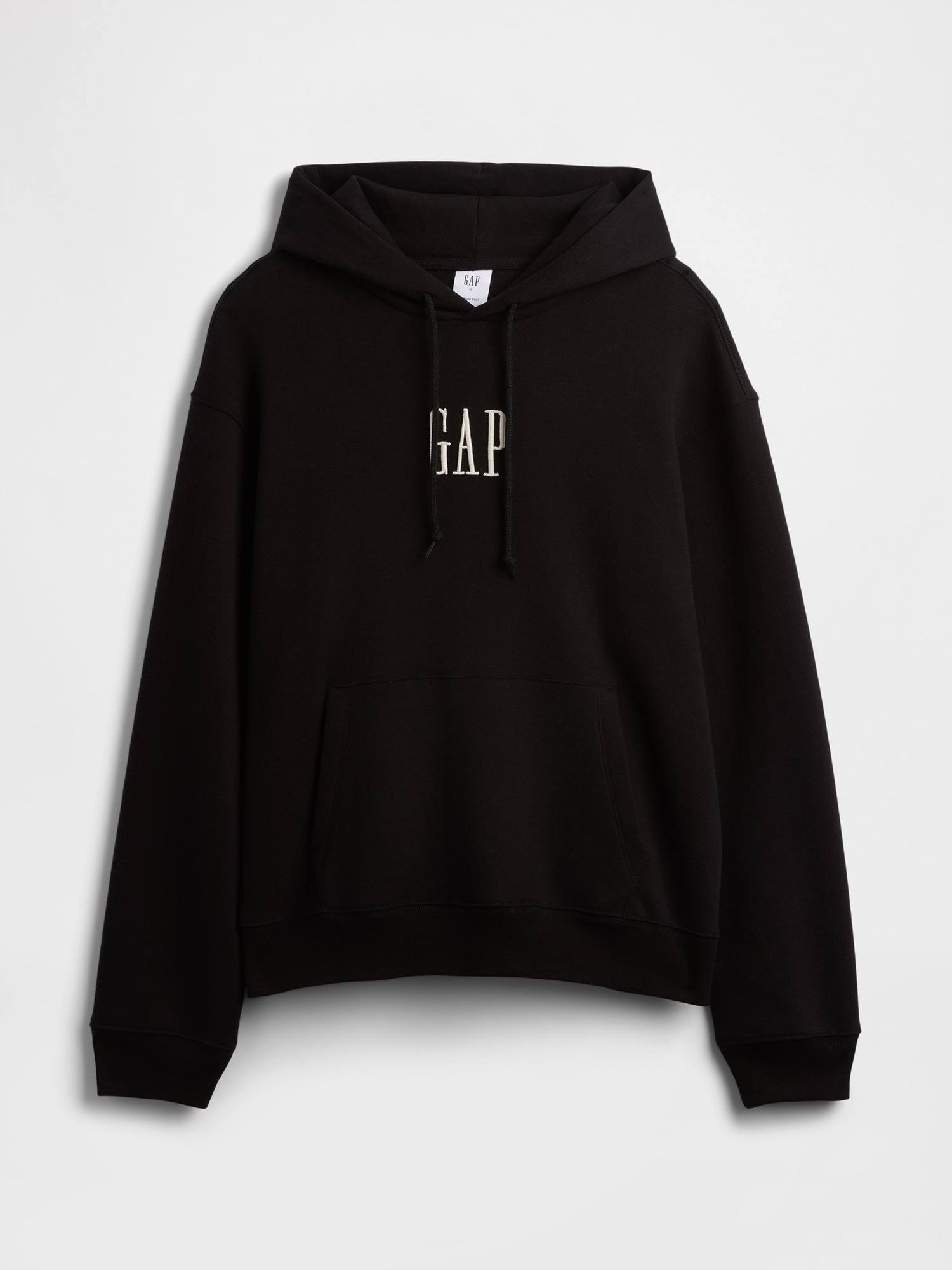 Gap Factory Vintage Soft Oversized Gap Mini-logo Hoodie In Black