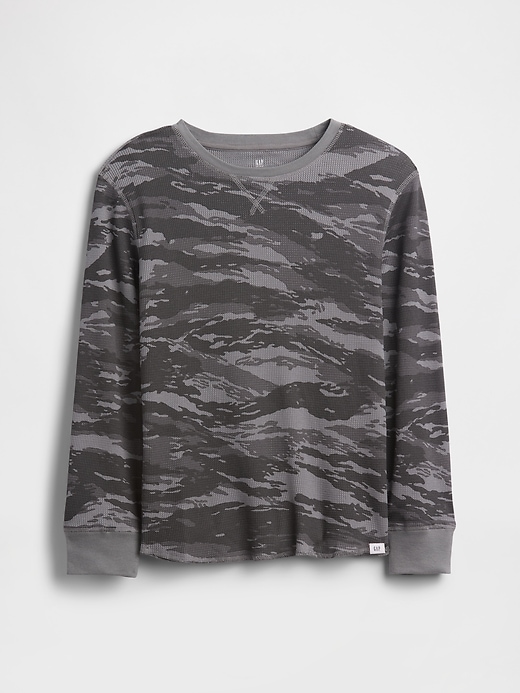Image number 1 showing, Kids Waffle-Knit T-Shirt